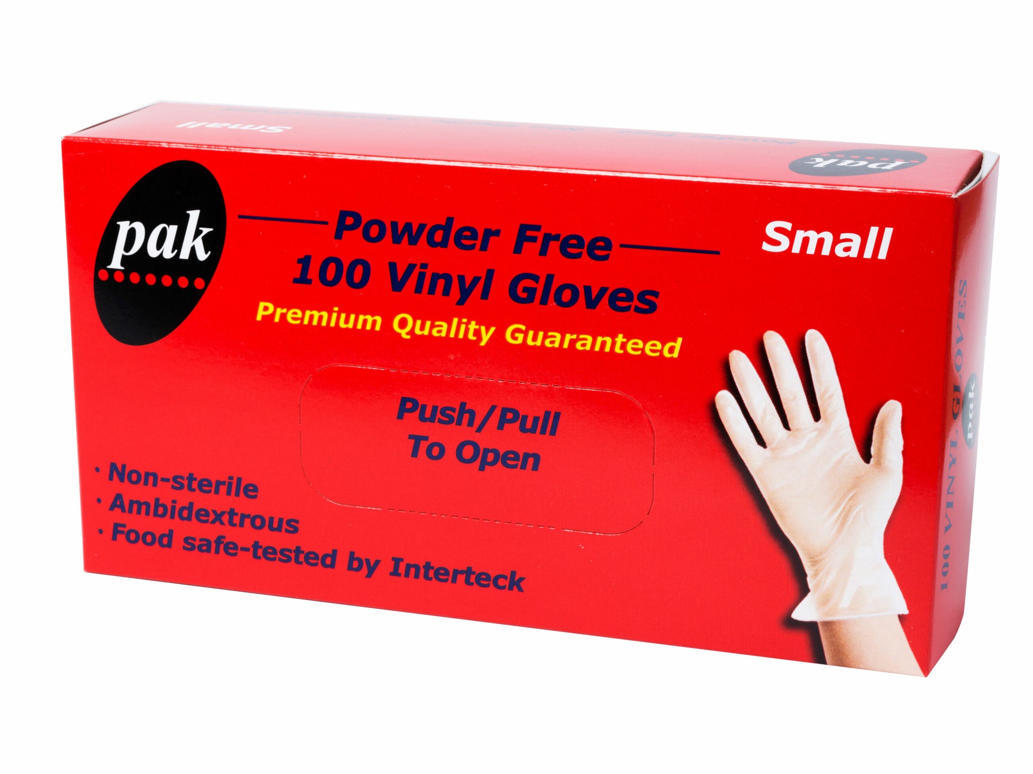 Small Vinyl Gloves Clear Powdered Box Of 1000