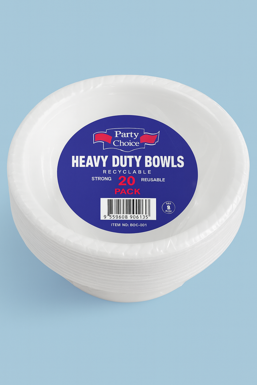 Heavy Duty Plastic Nut Bowls 20PK