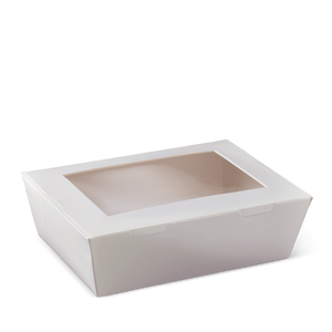 Large White Lunch Box With Window | CTN 200 Units