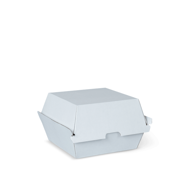 White Endura Corrugated Burger Box 260pcs/ctn