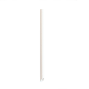 paper straw jumbo -plain white 2500pc/ctn