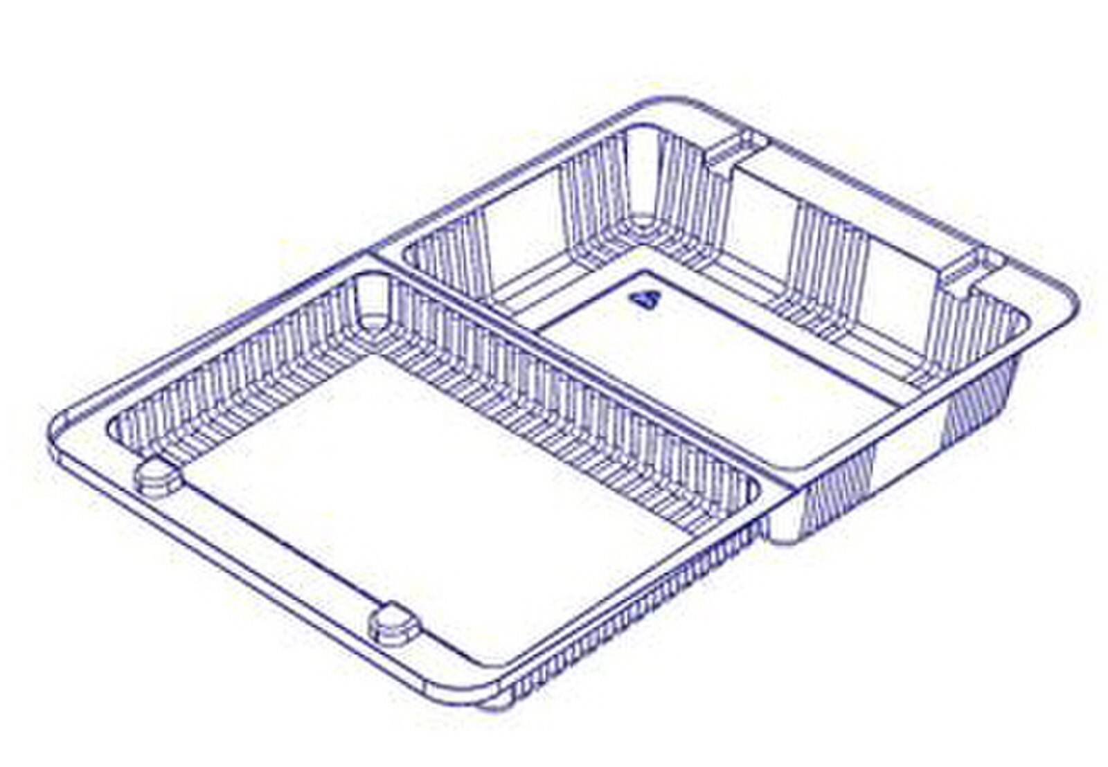 SALAD PACK LARGE 180x120x50mm | 480 Units