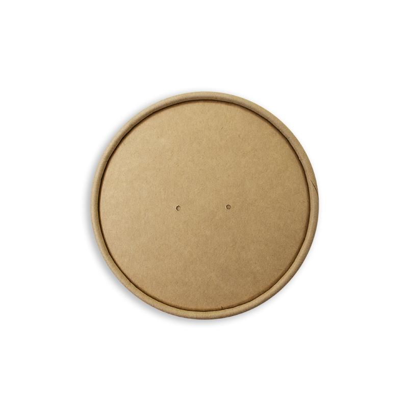 Kraft Food Containers and Lids – Kraft Paper, 8-12oz Extra Small Lid