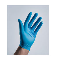 Handicare Blue Nitrile Powder Free Gloves 2XL