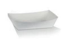 #4 Large Tray/White Cardboard 400/Ctn
