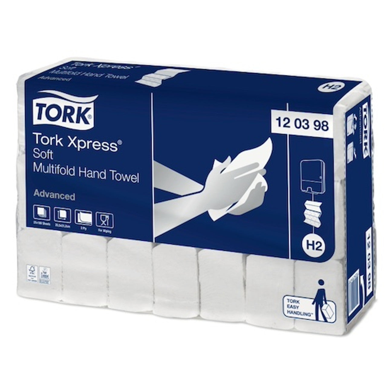 Tork Xpress Soft Multifold Hand Towel 2ply Advanced H2 180s x 21