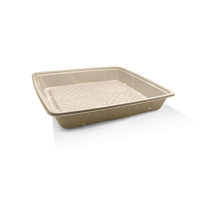 Unbleached Sugarcane Platter 12" 100pc/ctn