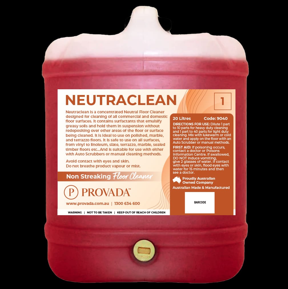 NEUTRACLEAN 20L- Floor Cleaner Citrus Fragrance No Rinse