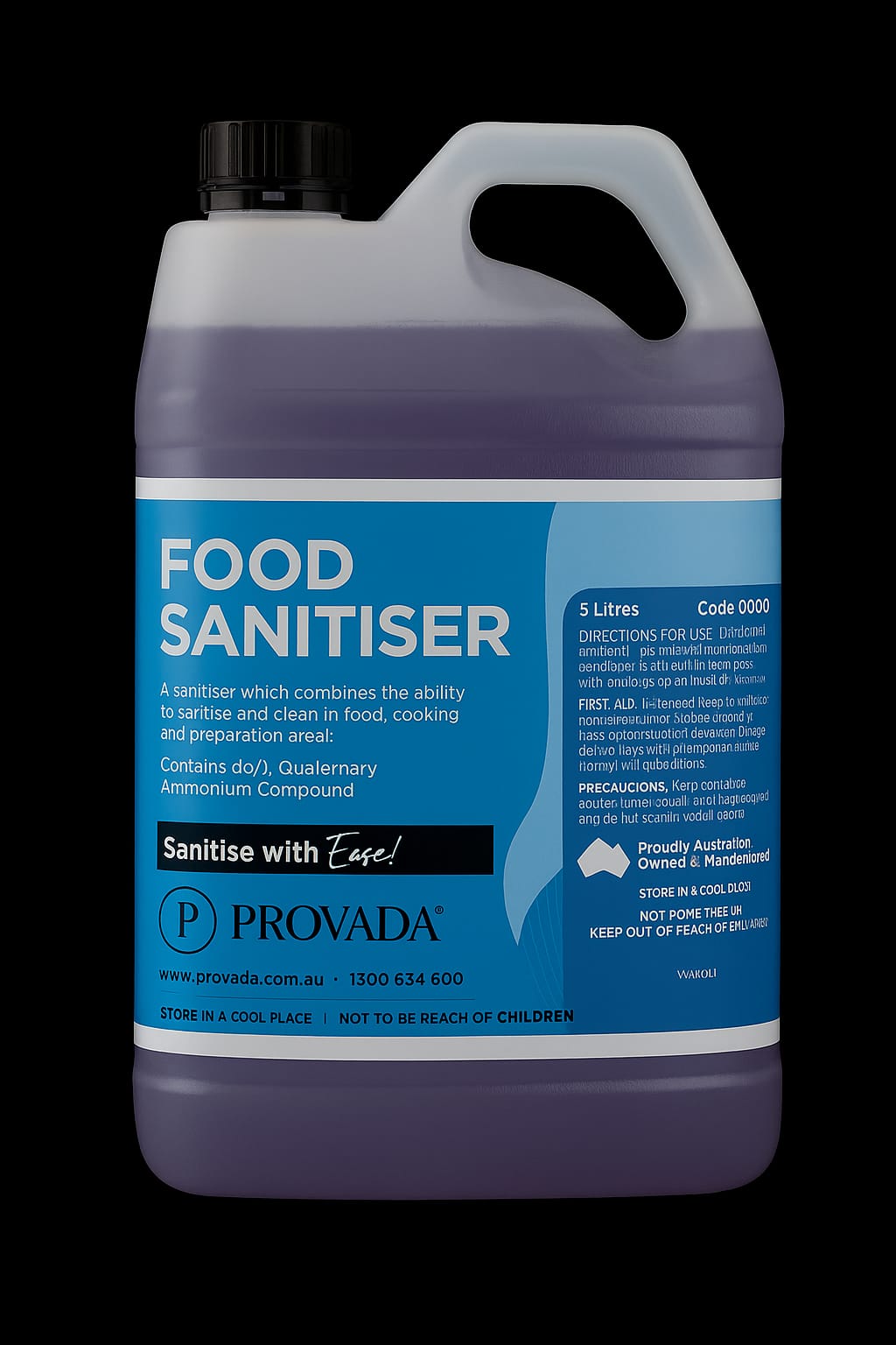Food Sanitiser NO RINSE FORMULA 5 Litre