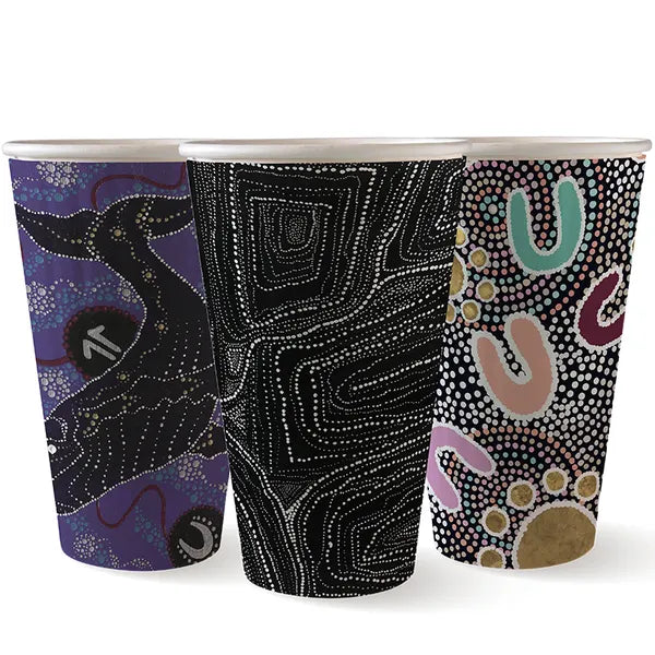460ml / 16oz (90mm) Art Series Double Wall BioCup (600)