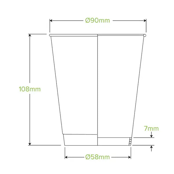 390ml / 12oz (90mm) Indigenous Art Double Wall BioCup