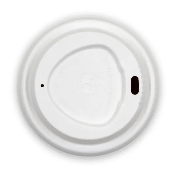 80mm Small White Plant Fibre BioCup Lid (1000)
