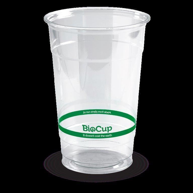 600ml Clear BioCup | Industrially Compostable PLA Cup| 1000 per Carton ...