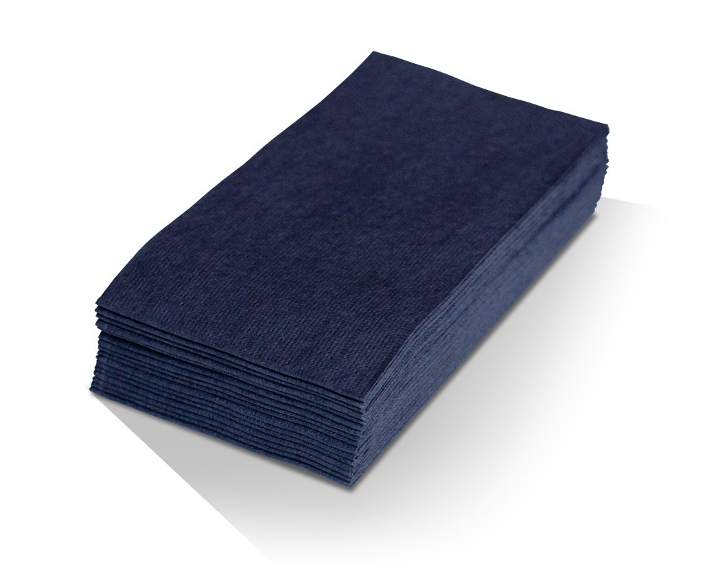 Black Quilted 2ply Dinner Napkin - 1/8 GT fold 1000pc/ctn - Packware