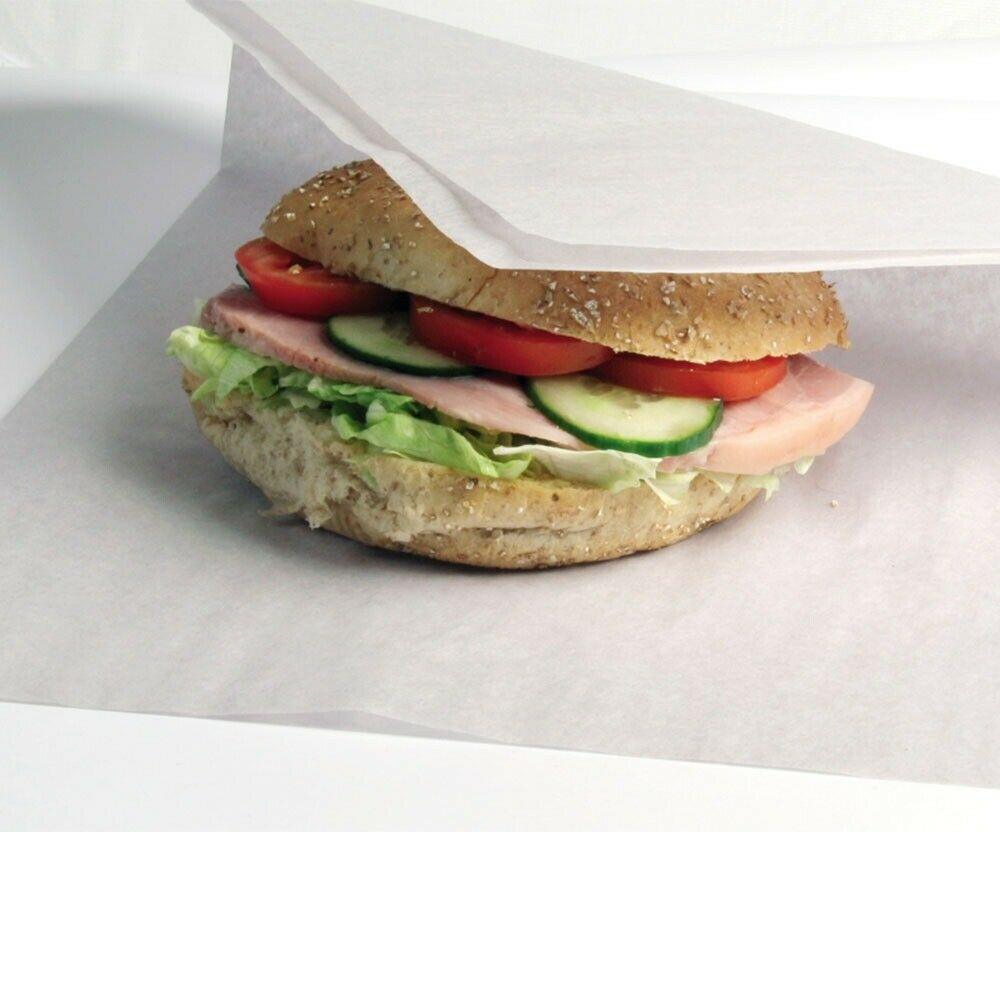 Bleached Greaseproof Cut in 4 Size 330x200mm - Packware