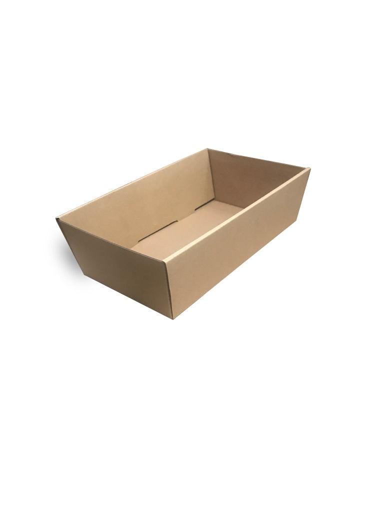 Brown Catering Tray - Small - 255x155x80mm (Pack of 50)" - Packware