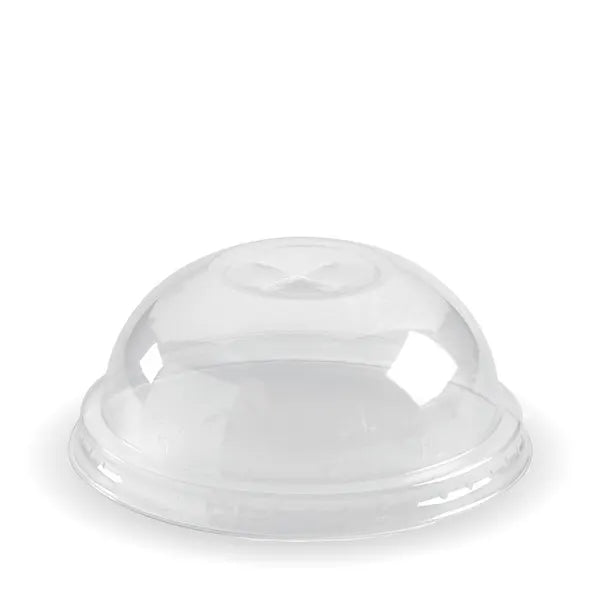 BioPak Dome Lid 76mm X Slotted Fits 60-280ml Biopak Cups