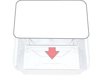 Cardboard Lids to Fit 7117 Foil Container - Packware