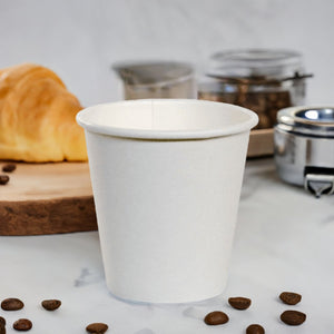 Coffee Cup Single Wall White 8oz 80mm | Box 1000 - Packware