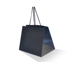 Deluxe Black Take Away Paper Bag 100pc/ctn - Packware