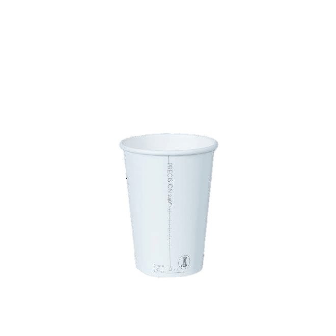 Detpak Precision Series 8oz Paper Cup - White Coffee Cup 240ml - Packware