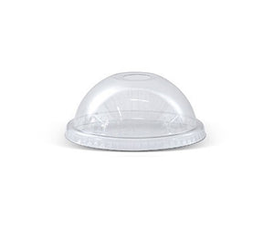 PET dome lid/NO HOLE (fit U cups) 1000pc/ctn
