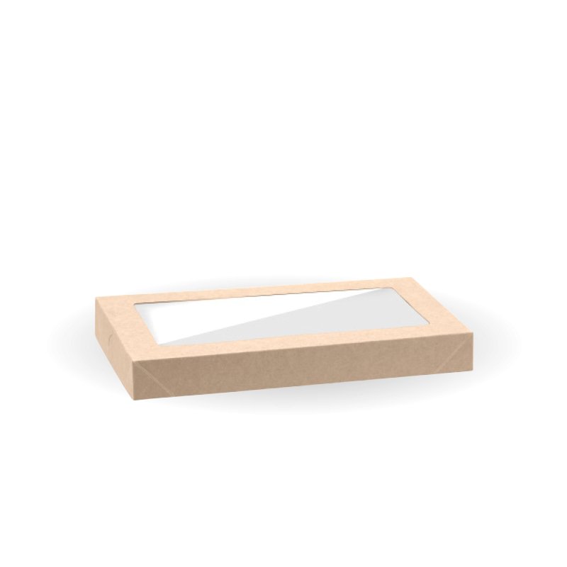 Extra Small BioBoard Catering Tray PLA Window Lids - Packware