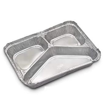 Foil Container 3 Compartments - Packware