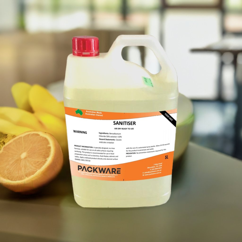 Food Sanitiser 5 Litre - Packware