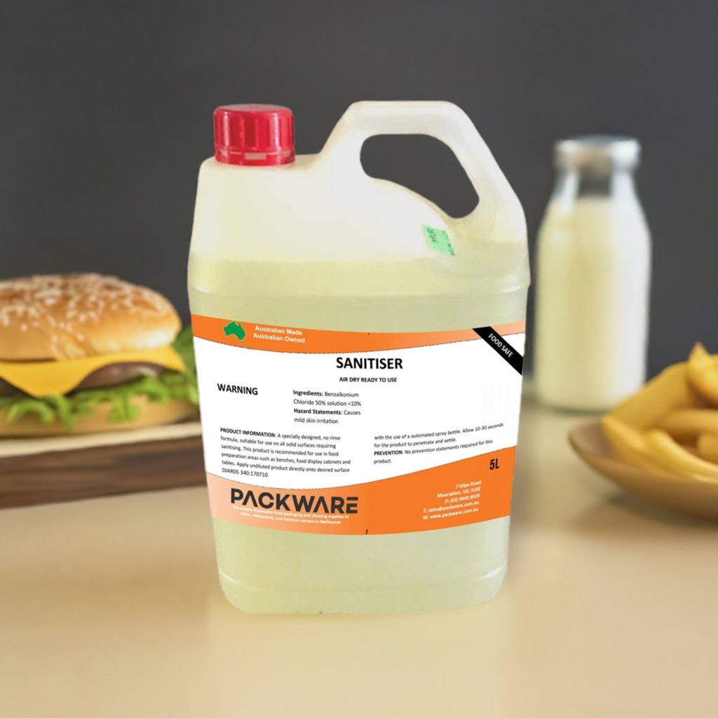 Food Sanitiser 5 Litre - Packware
