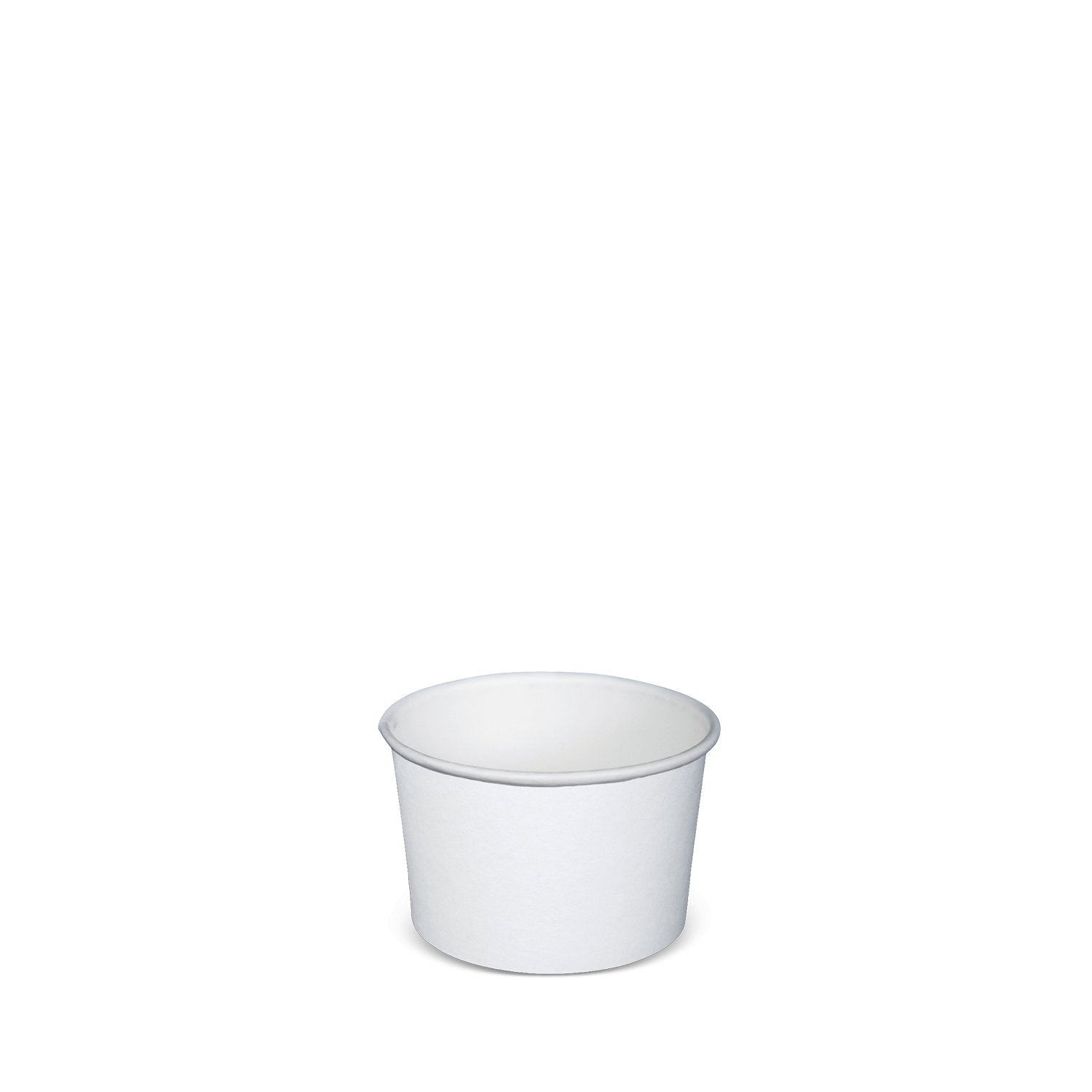 Ice Cream Cups | Poly - Lined Bowls - 3oz/ 88.7ml White - Packware