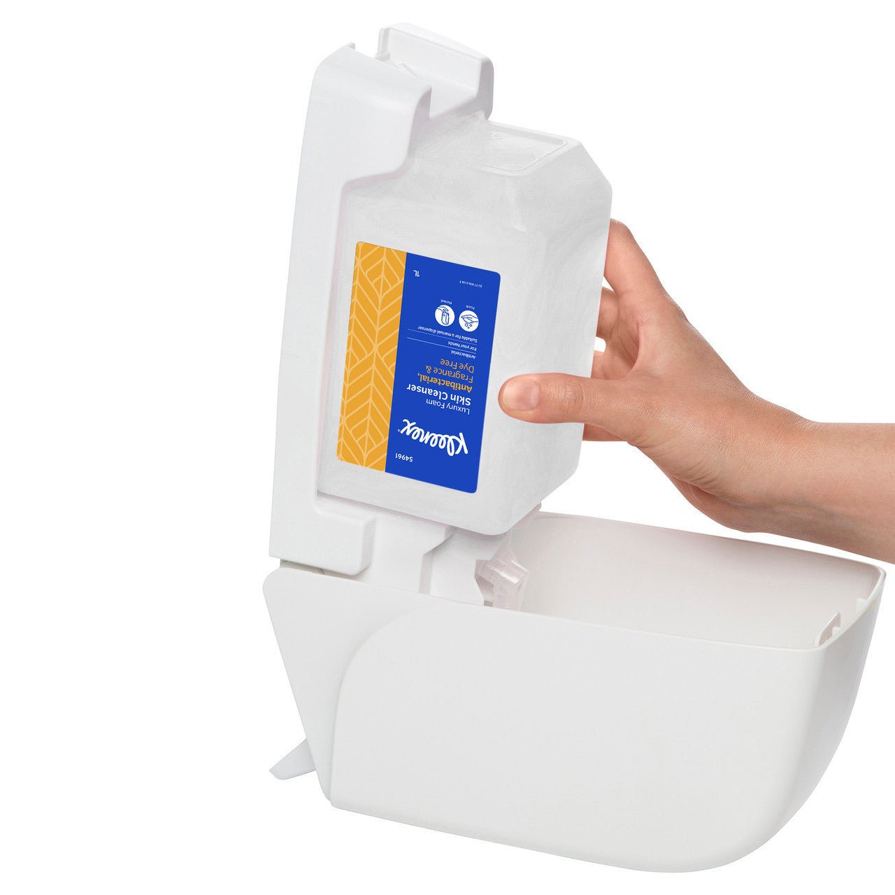 KLEENEX® Luxury Foam Antibacterial Hand Soap (54961), Foam Hand Soap, 6 Cartridges / Case, 1 Litre - Packware