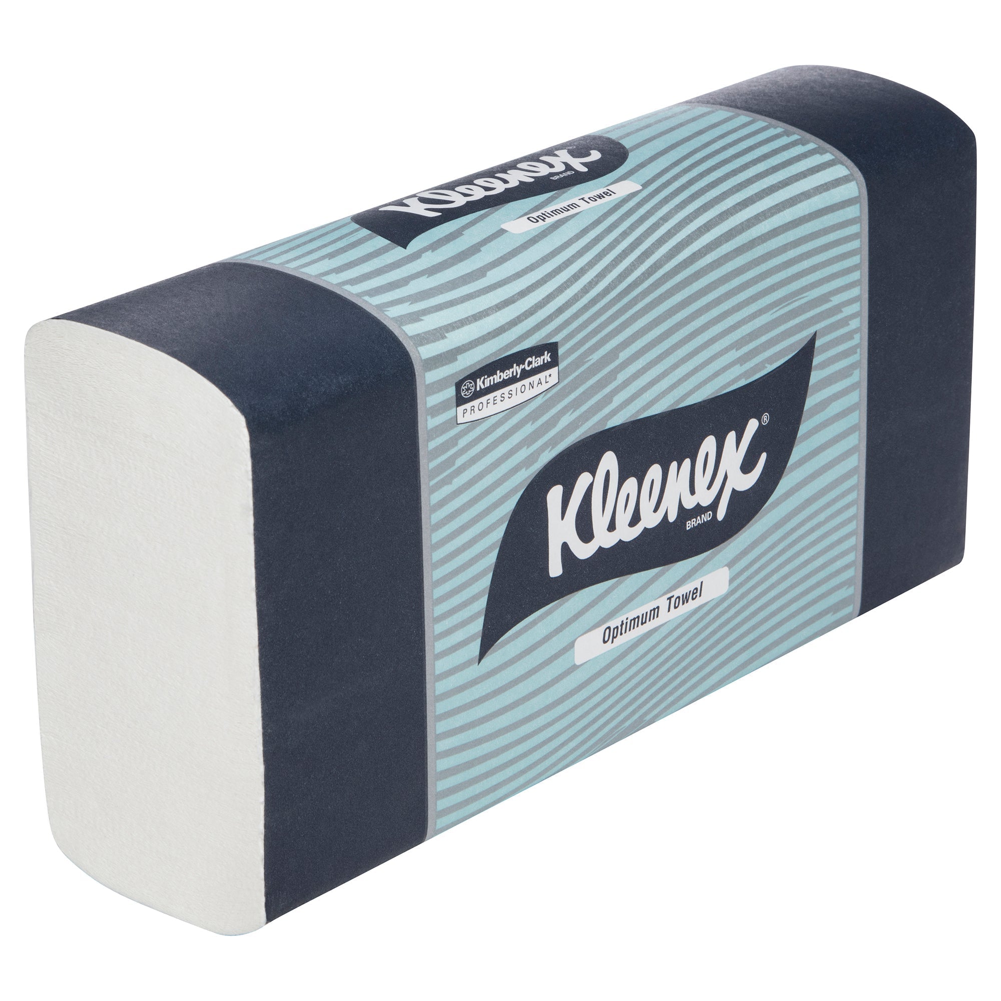 KLEENEX® Optimum Hand Towels (4456), Folded Paper Hand Towels, 20 Packs / Case, 120 Paper Towels / Pack (2,400 Towels) - Packware