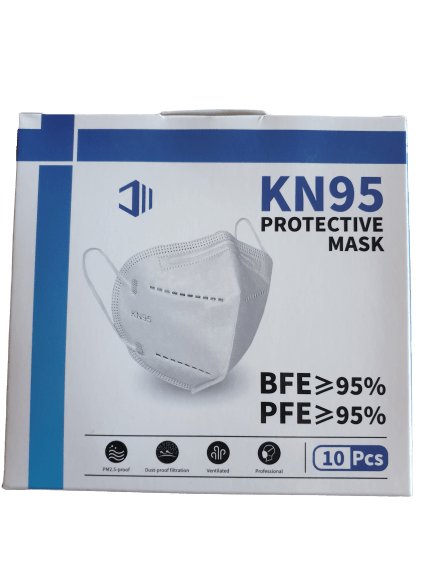 KN95 Disposable Earloop Folding Mask - 10pcs - Packware