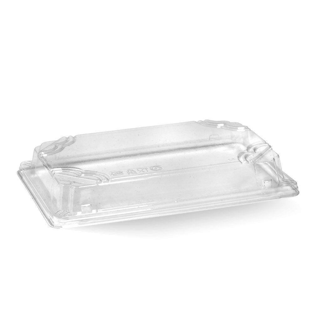 Large BioCane Sushi Tray PLA Lid - Packware