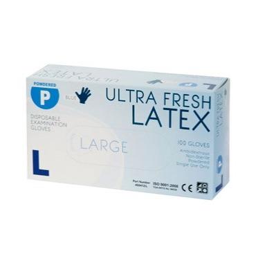 Latex Disposable Gloves Large - Powder - Free (1000 per carton, 10 x 100) - Packware