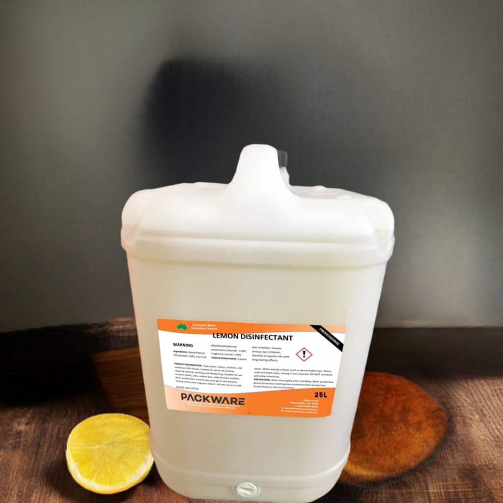 Lemon Disinfectant 25L - Packware
