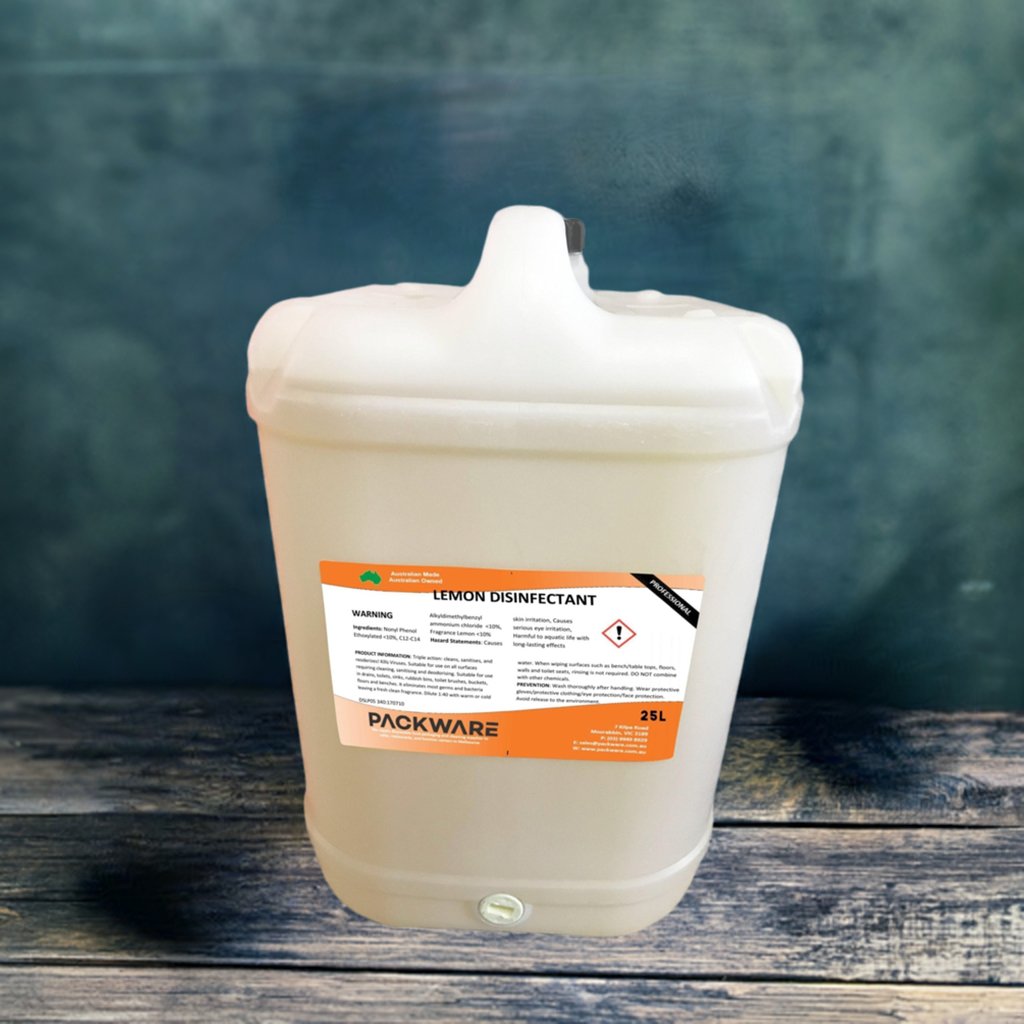 Lemon Disinfectant 25L - Packware