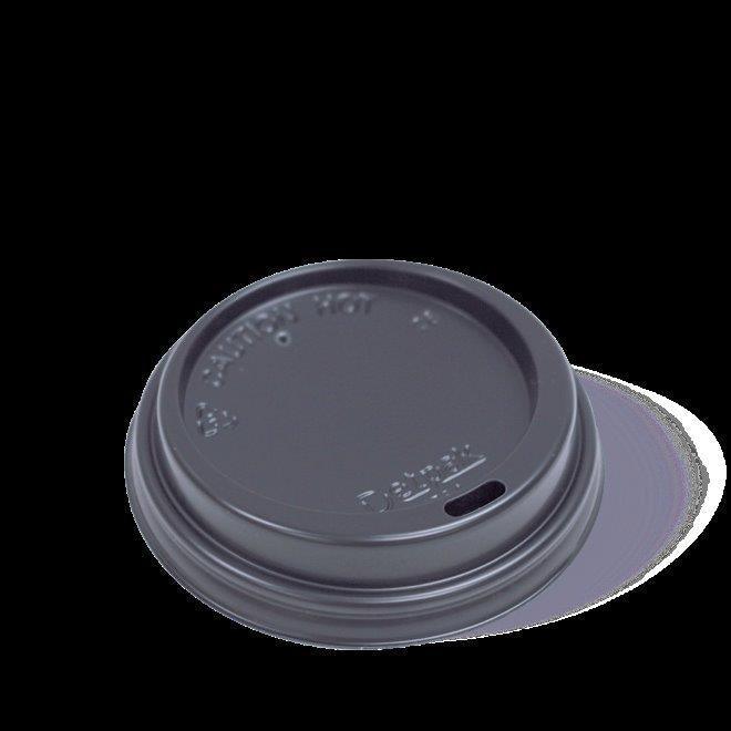 Lid 80Mm Smooth Black Fit 320M - Packware