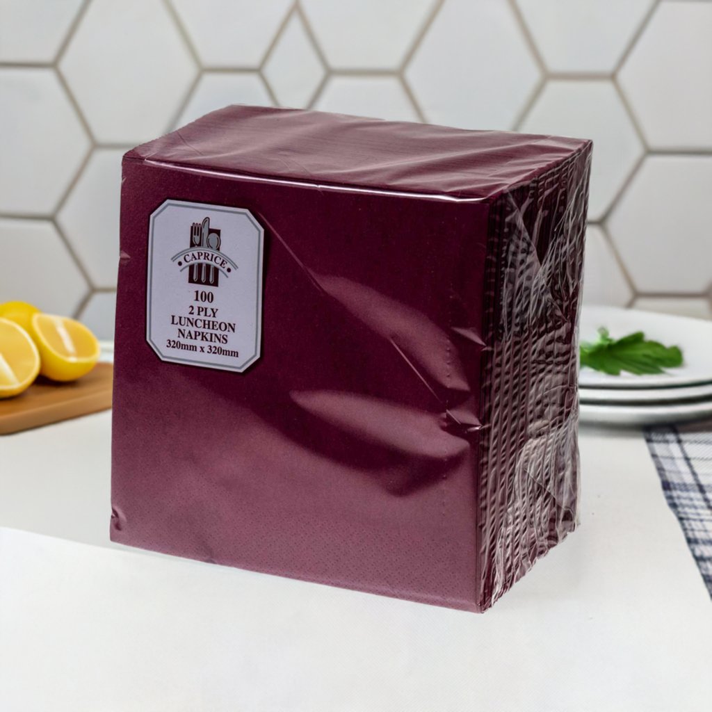 Napkin Luncheon 2 Ply Burgundy - Packware