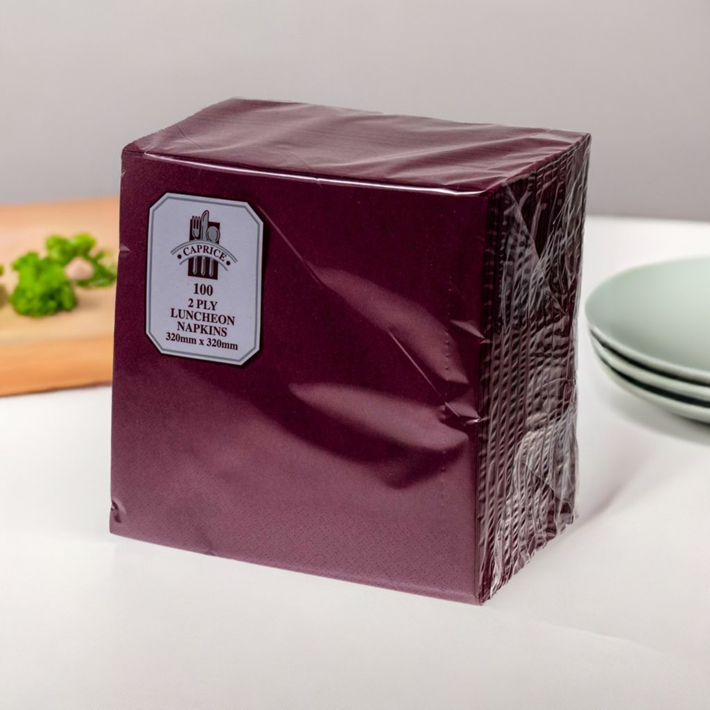 Napkin Luncheon 2 Ply Burgundy - Packware