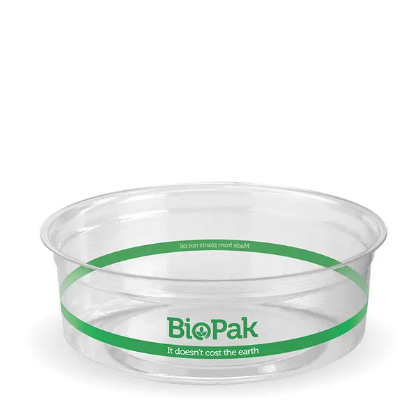 Biopak 240ml Clear BioBowl - CTN 500