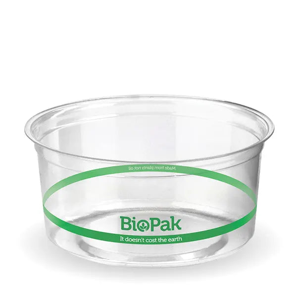 Biopak 360ml Clear BioBowl - CTN 500