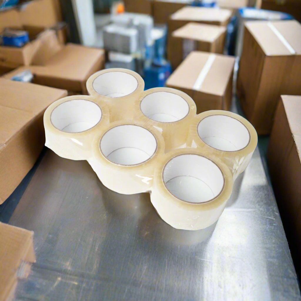Packaging Tape 48mm x 75m Clear - 6 Pack - Packware