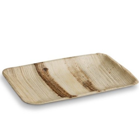 Palm Plate RECTANGLE Large 100pc/ctn - Packware