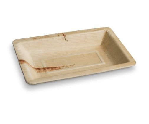 Palm Plate Rectangle Small 6.5 - Packware