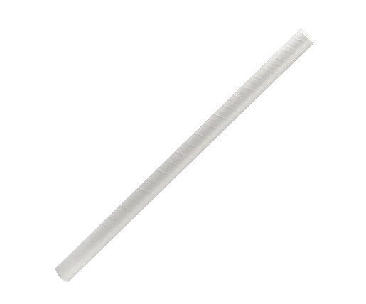 paper straw jumbo - plain white 2500pc/ctn - Packware