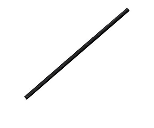 Paper Straw Regular Black - Packware