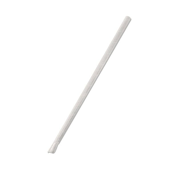 Paper Straw Spoon-plain white 2500pc/ctn - Packware