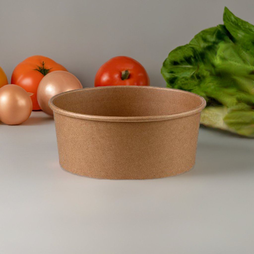 PE Coated Kraft Salad Bowl 32oz - Packware